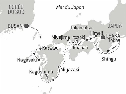 Carte Chroniques du Japon