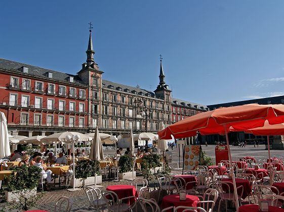 La Plaza Mayor à Madrid - Espagne