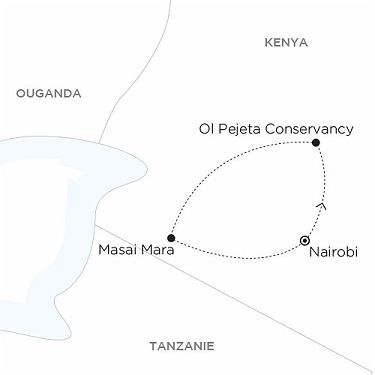 Carte KENYA Envolee lyrique africaine