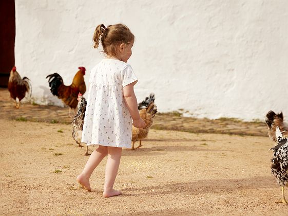 Babylonstoren - enfant dans la ferme