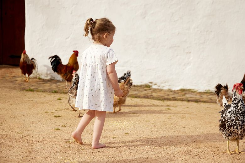 Babylonstoren - enfant dans la ferme