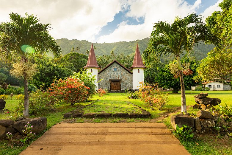 Cathédrale de Taiohae - nukuhiva_gregoire le bacon