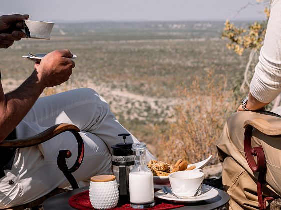 Café depuis le Little Ongava Lodge