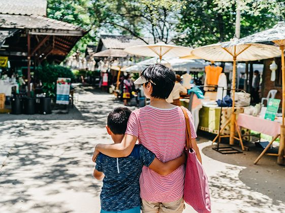 Marche en plein air, Chiang Mai
