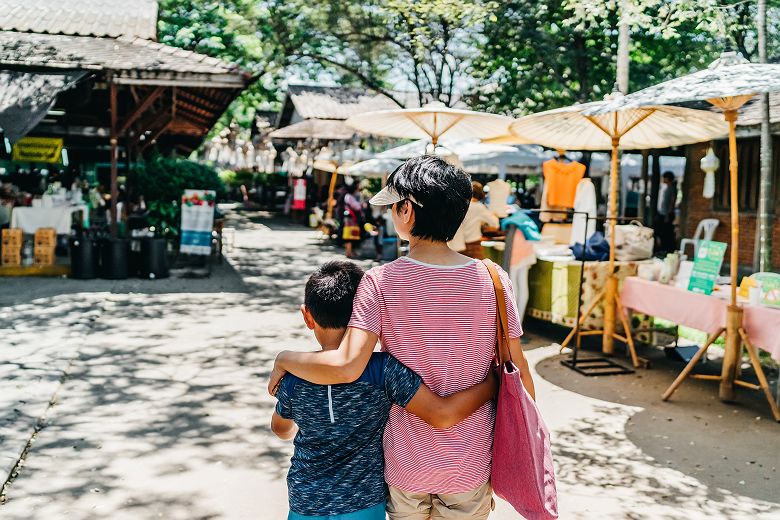 Marche en plein air, Chiang Mai