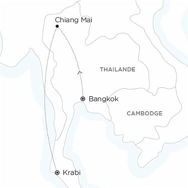 Carte Thaïlande famille