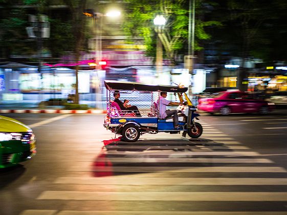 Thaïlande - Tour de la ville de Bangkok en touk-touk