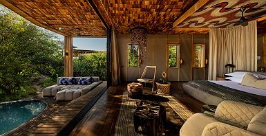 Suite du andBeyond Grumeti Serengeti River Lodge