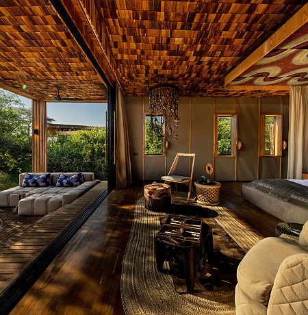 Suite du andBeyond Grumeti Serengeti River Lodge
