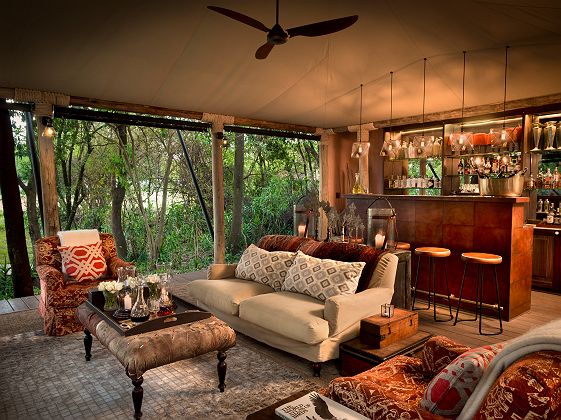 andBeyond Bateleur Camp - salon commun