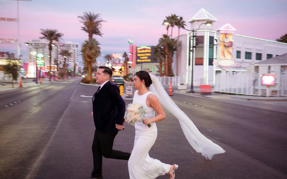 Las vegas - couple mariés