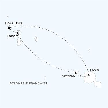 Carte Polynésie écrins Pearl