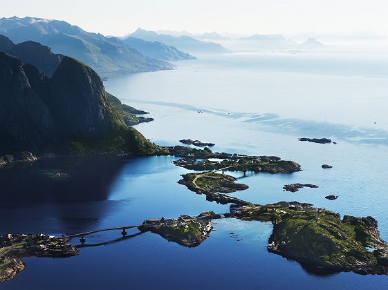 View of Reine from Reinebringen (448 m above sea level) Lofoten Islands, Norway - Mattias Fredriksson - VisitNorwaycom