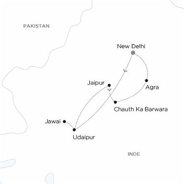 itineraire du voyage