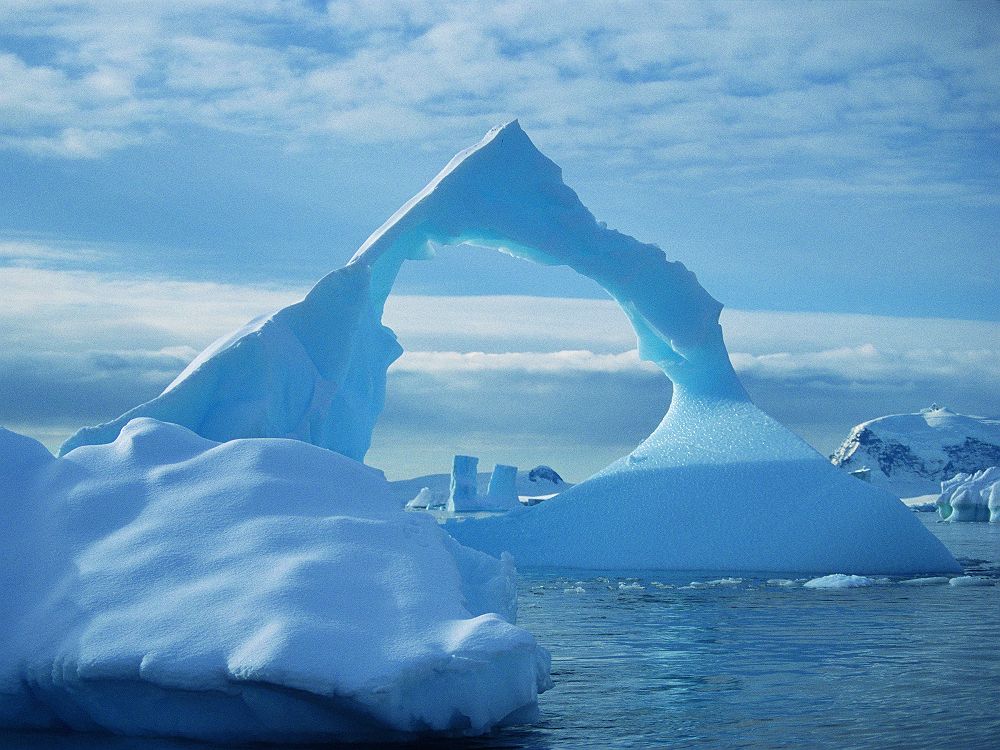 Iceberg, Pôle Nord