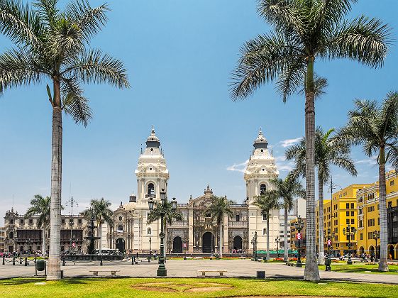 Place d'armes et cathédrale de Lima - Pérou
