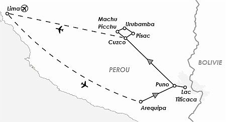 itineraire du voyage