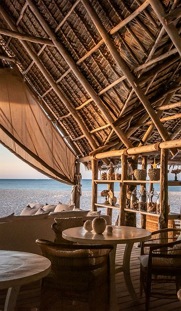 Vue depuis le lounge sur Fanjove Island