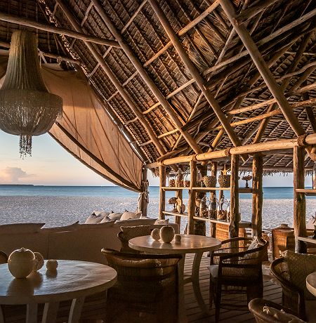 Vue depuis le lounge sur Fanjove Island