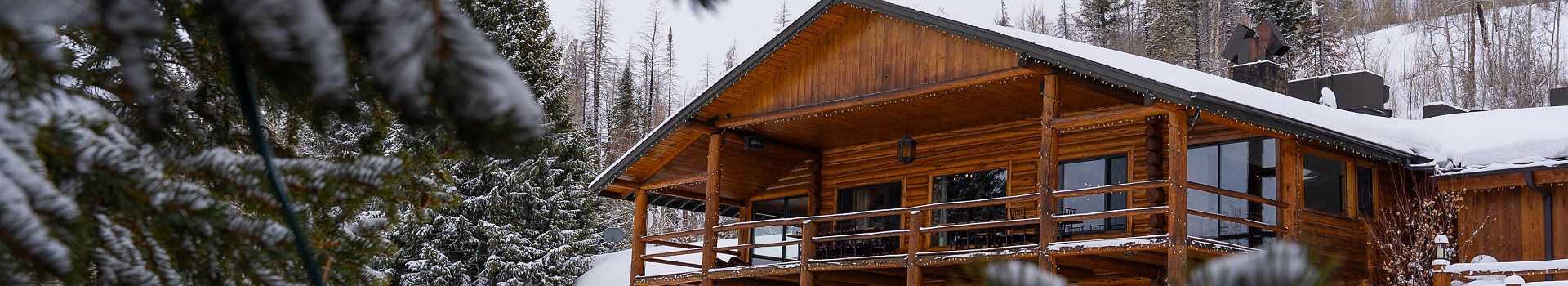 Hiver au C Lazy U Ranch, Granby, Colorado, USA