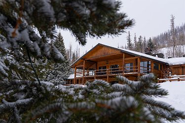 Hiver au C Lazy U Ranch, Granby, Colorado, USA