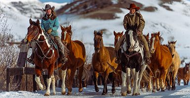 Balade à cheval au C Lazy U Ranch, Colorado, USA