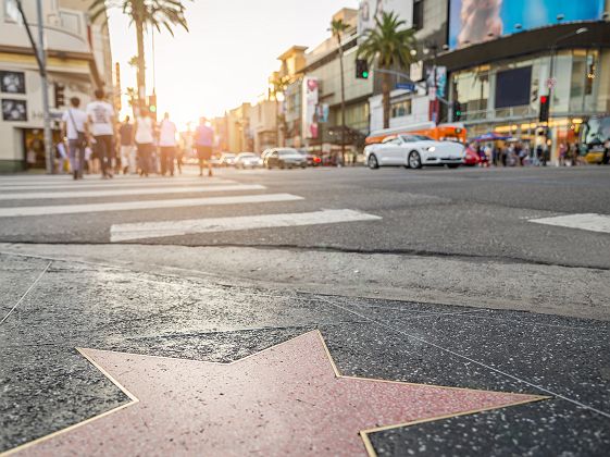 Los Angeles - Walk of fame au boulevard d'Hollywood
