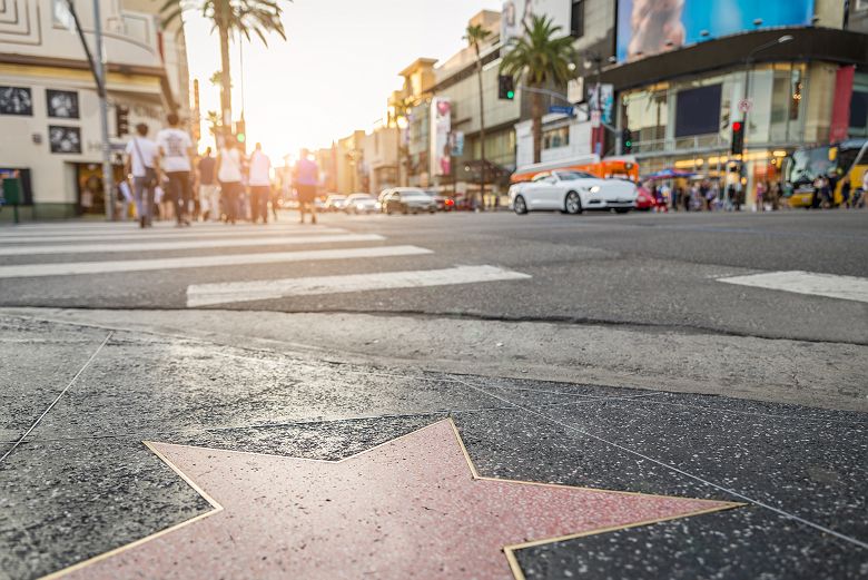 Los Angeles - Walk of fame au boulevard d'Hollywood