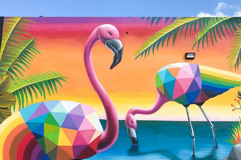 Street Art à Wynwood, Miami en Floride