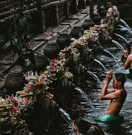 Temple Tirta Empul à Tampaksiring, Bali - Indonésie