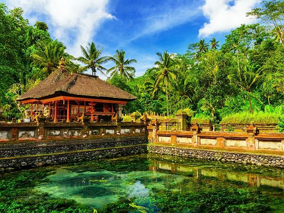 Temple Tirta Empul à Tampaksiring, Bali - Indonésie
