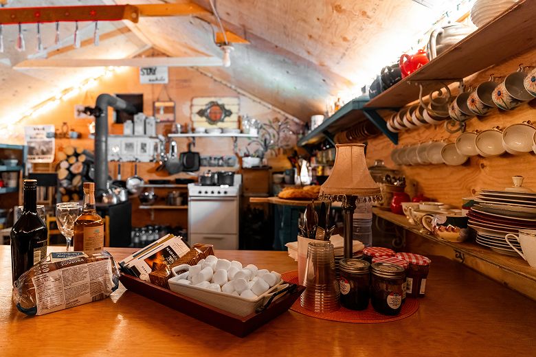 intérieur d'un café magasin