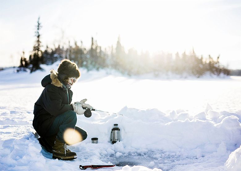 Alice_Wu_fishing_Blachford Lake Lodge