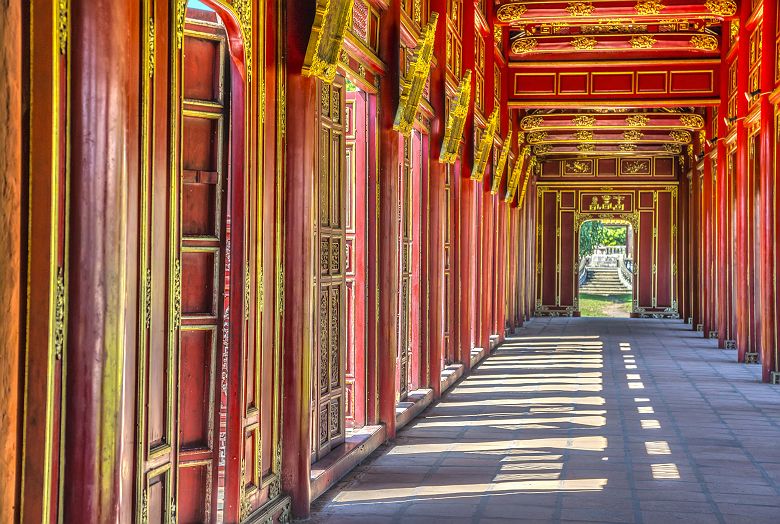 Vietnam - Porte d'entrée du palais impérial à Hué