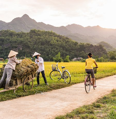 Balade à vélo à Mai Chau