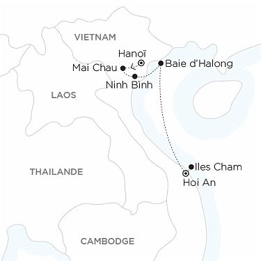 Carte VIETNAM contes de l'annam