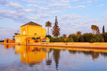 Jardin Ménara à Marrakech, Maroc