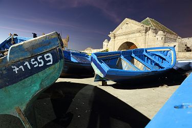 Barques à Essaouira
