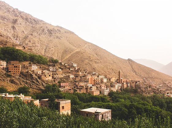 Village du Haut-Atlas près de Ouirgane et Imlil