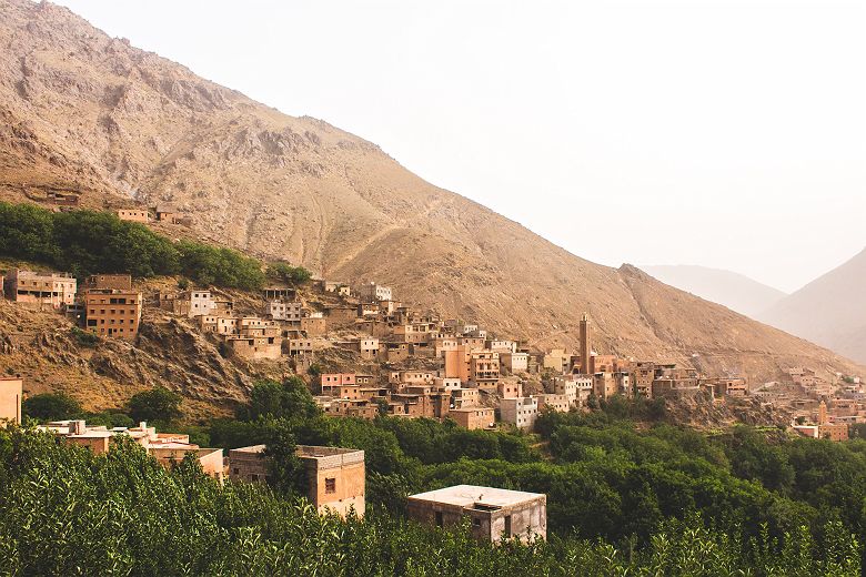 Village du Haut-Atlas près de Ouirgane et Imlil