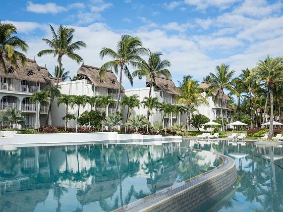 Lux* Belle Mare - Diapo piscine et balcon de chambre - île Maurice