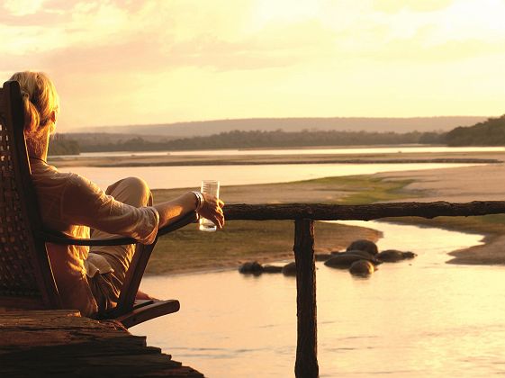 Sand Rivers Selous - vue sur la rivière