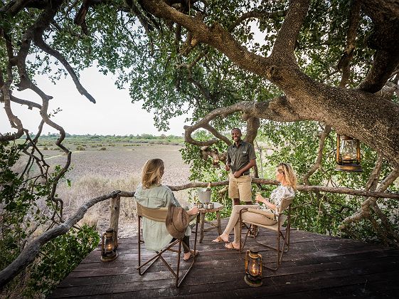 Sand Rivers Selous - terrasse