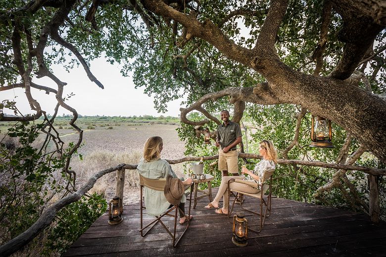 Sand Rivers Selous - terrasse