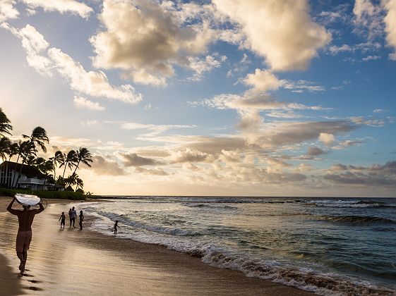 HTA / Tor Johnson - Koloa beach - Kauai