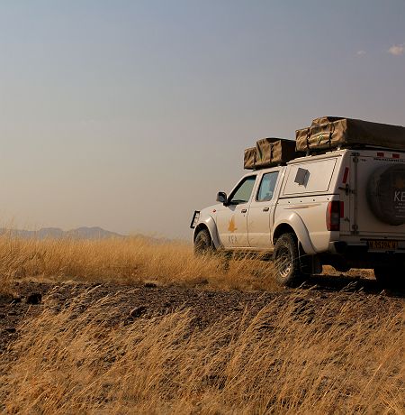 Campeurs en Namibie