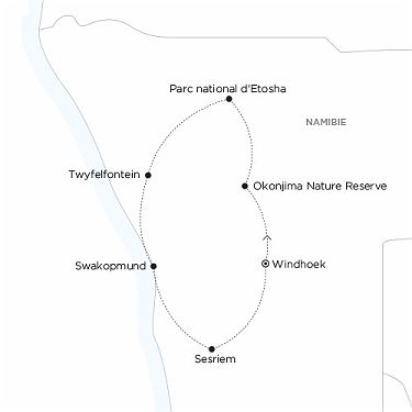itineraire du voyage