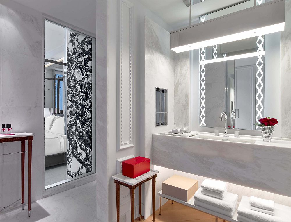 Baccarat hotel - salle de bain suite