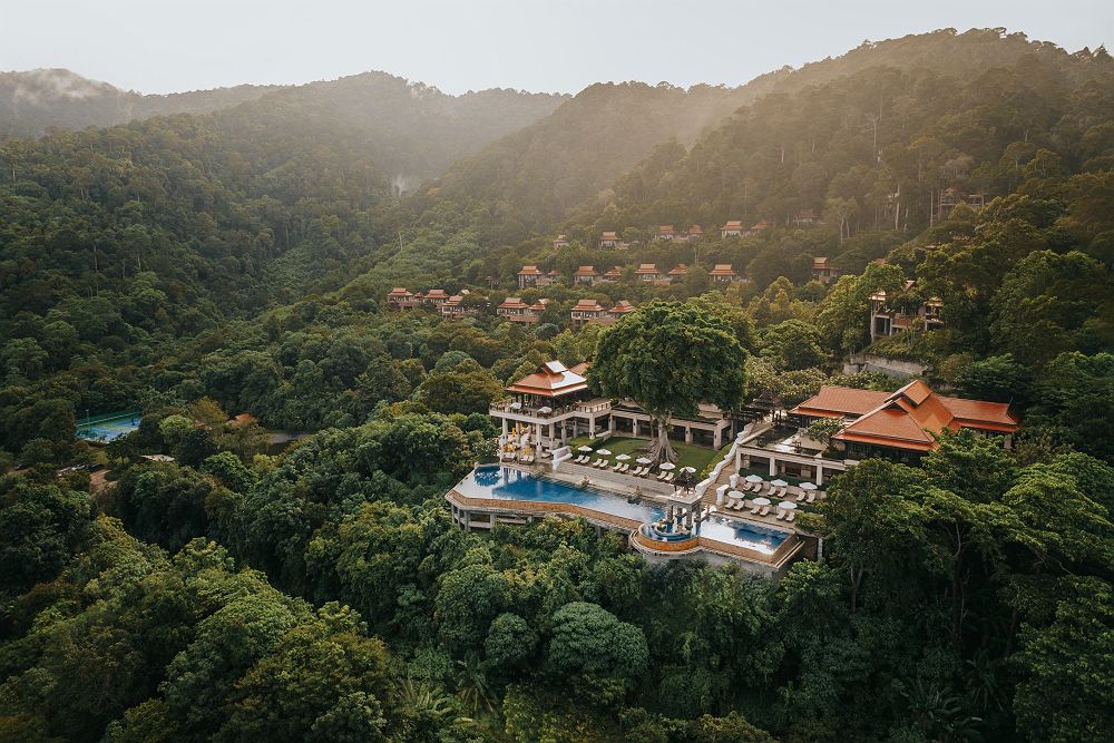 Pimalai resort and spa - vue aérienne de l'hôtel
