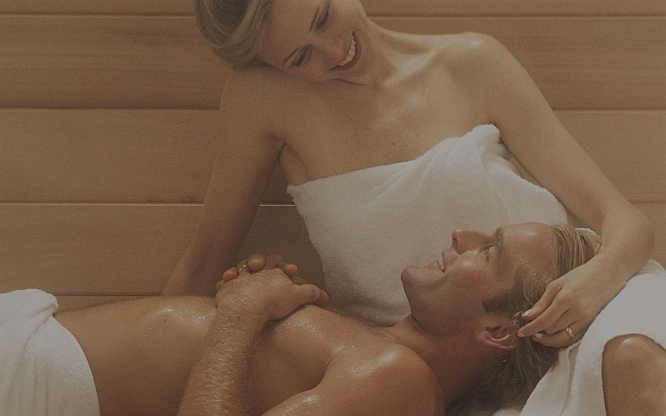couple sauna